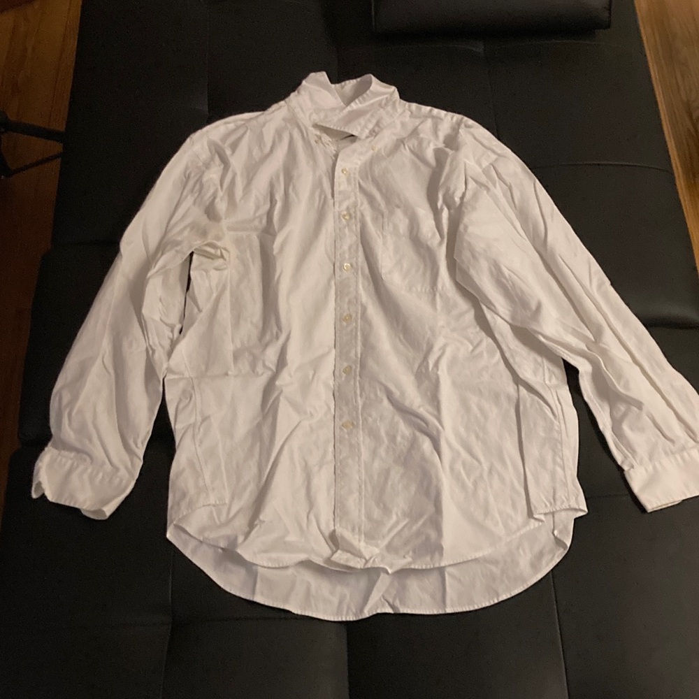 Ralph Lauren Classic White Button Down Shirt